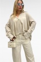 blusa arricciata sul fondo morning